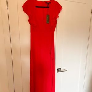 Stunning Red Maxi BCBG Dress size 4.